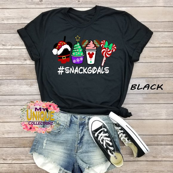 Christmas Disney Snack Goals Shirt, Disnet Tshirt - Picture 1 of 2